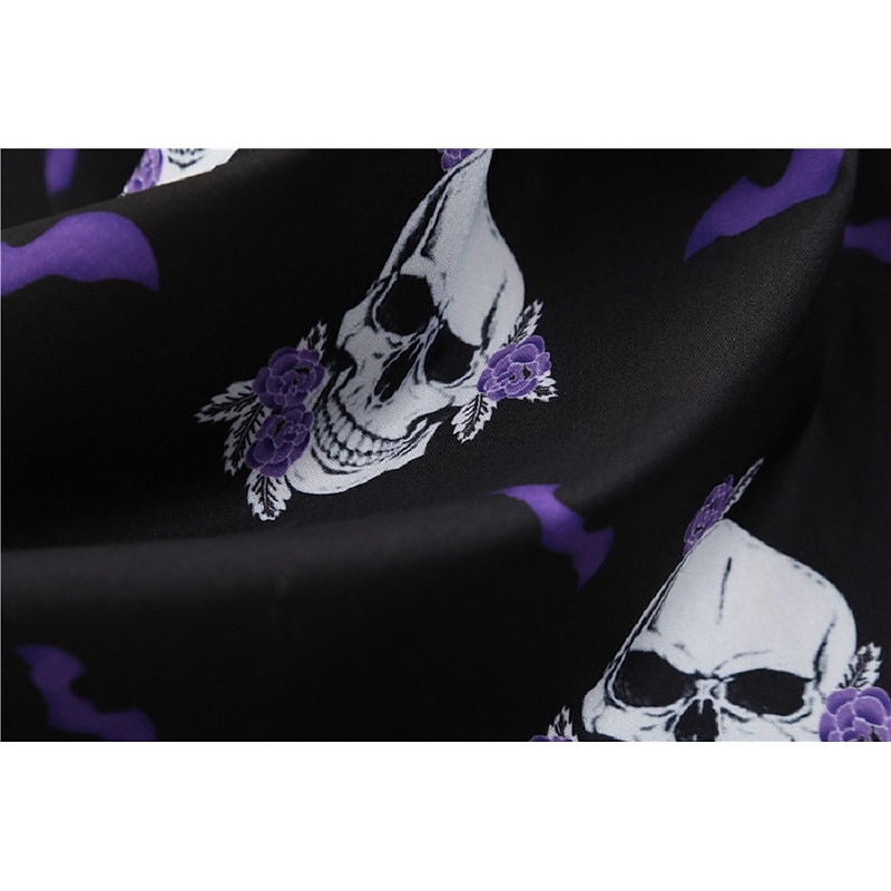 Pumpkin Halloween Dress Swing Dress Vintage Classic & Timeless 1920s Adults' Women's Christmas New Year Masquerade Festival Easy Halloween Costumes Dress Up4