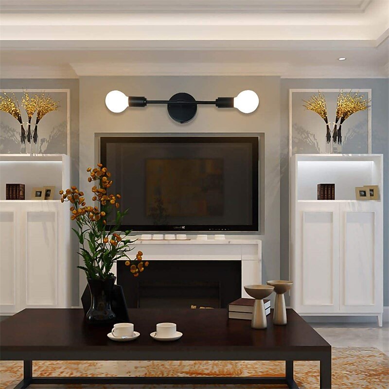 Indoor Wall Light LED Vintage Industrial Style Bedroom Living Room Office Metal Wall Light 220-240V2