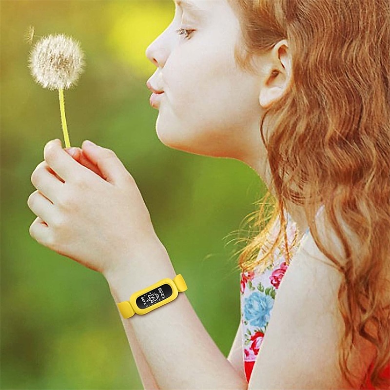 5 PCS Bands Compatible with Fitbit Ace 3 for Kids Soft TPE Adjustable Waterproof Sports Bracelet Strap for Fitbit Ace 3 Girls Boys 5