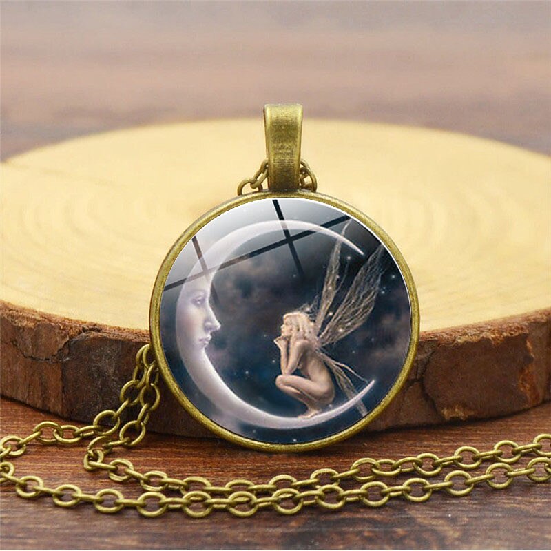 Women's necklace Fashion Street Moon Necklaces2