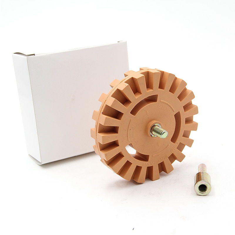 Car Tire Polishing Wheel Decal Eraser Pneumatic Rubber Removal Wheel Tool For Removing Pinstripes Stickers4