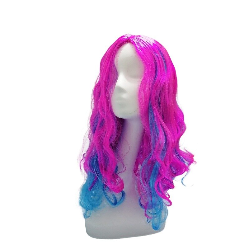 Descendants 3 Women Audrey Wig Mixed colors Synthetic Hair Cosplay Wigs Halloween Wigs3