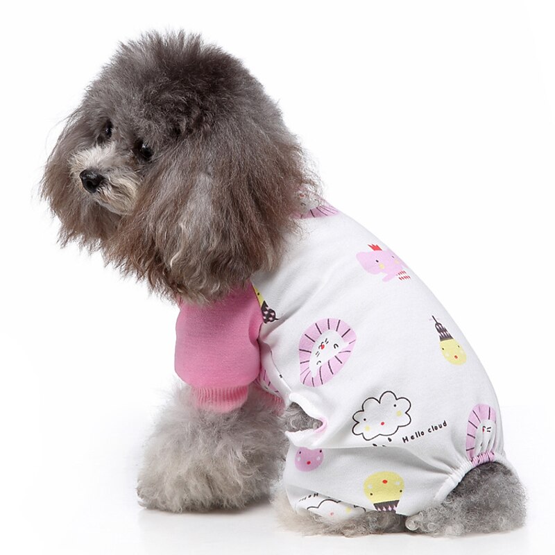 Dog Cat Pajamas Cute Casual Winter Waterproof Breathable Soft Washable Comfortable Casual Daily Dog Clothing for Bichon Frise Pomeranian Baby Pet Papillon Small3