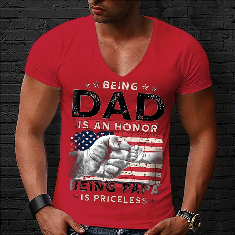 Men's Unisex Letter Graphic Prints Hand T Shirt Short Sleeve T shirt Hot Stamping V Neck Shirt Sports Designer Casual Outdoor Street Daily White Red Navy Blue Summer Clothing Apparel S M L XL XXL 3XL3