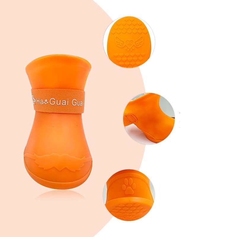 Dog Boots / Shoes Rain Boots Fashion Cute Waterproof Soft Washable Comfortable Outdoor Casual Daily Dog Clothing for Bichon Frise Pomeranian Baby Pet Papillon Small3