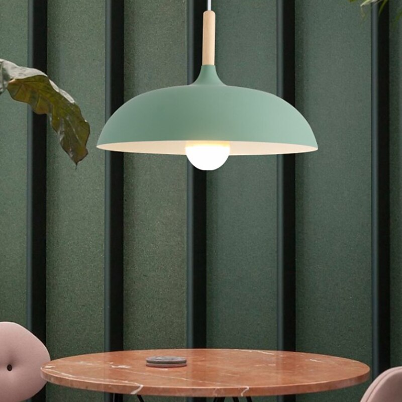 35/40 cm Island Design Pendant Light Metal Wood Painted Finishes Island Nordic Style 85-265V3