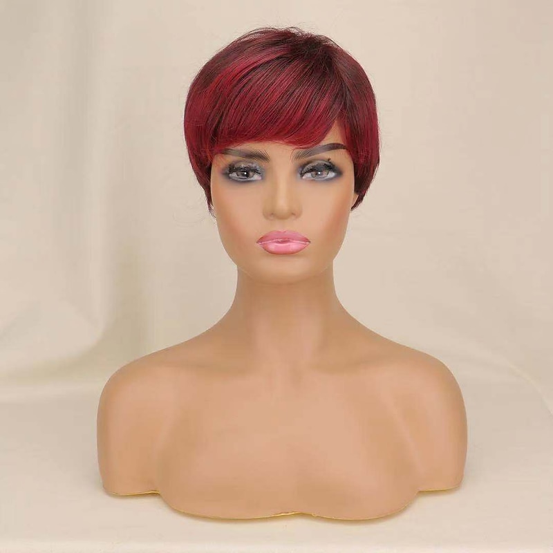 Beisd Short Hairstyles with Bangs Synthetic Wigs for Black Women Short Wigs for White Women 8 Styles Available (Beisdwig-W016)3