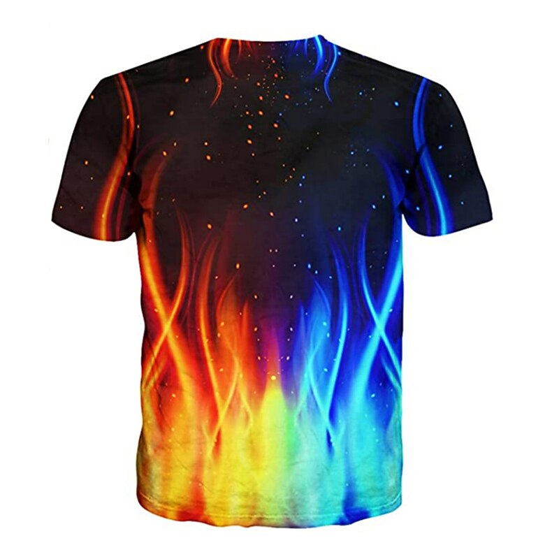 Boys' 3D Gradient T shirt Short Sleeve 3D Print Summer Spring Active Sports Fashion Kids 3-12 Years Outdoor Daily Regular Fit 5