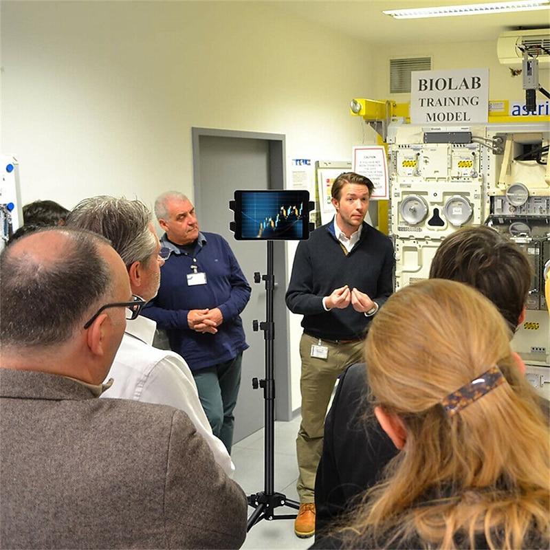 Universal Tripod Stand Retractable Adjustable 180 Degree Rotating, Tablet Mount Holder, Suitable For Cell Phone Tablet iPad4