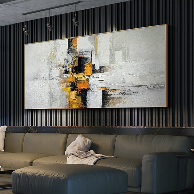 Handmade Hand Painted Canvas Painting Wall Art Modern Texture Abstract Oil Painting Landscape Home Decoration Decor Rolled Canvas No Frame Unstretched4