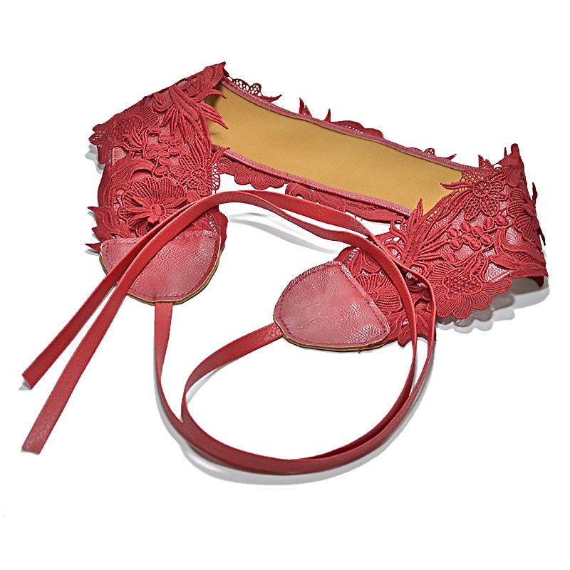 Women's Wide Belt Corset Belt PU Leather Buckle Free Geometric Formal Party Wedding White Black Pink Red2