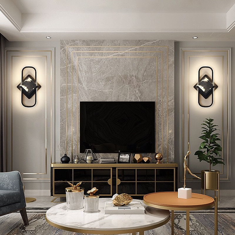 Indoor Wall Light LED Wall Lamp Bedroom Bedside Lamp Living Room Background Wall Decoration Modern Luxury Hotel Room Lamps4