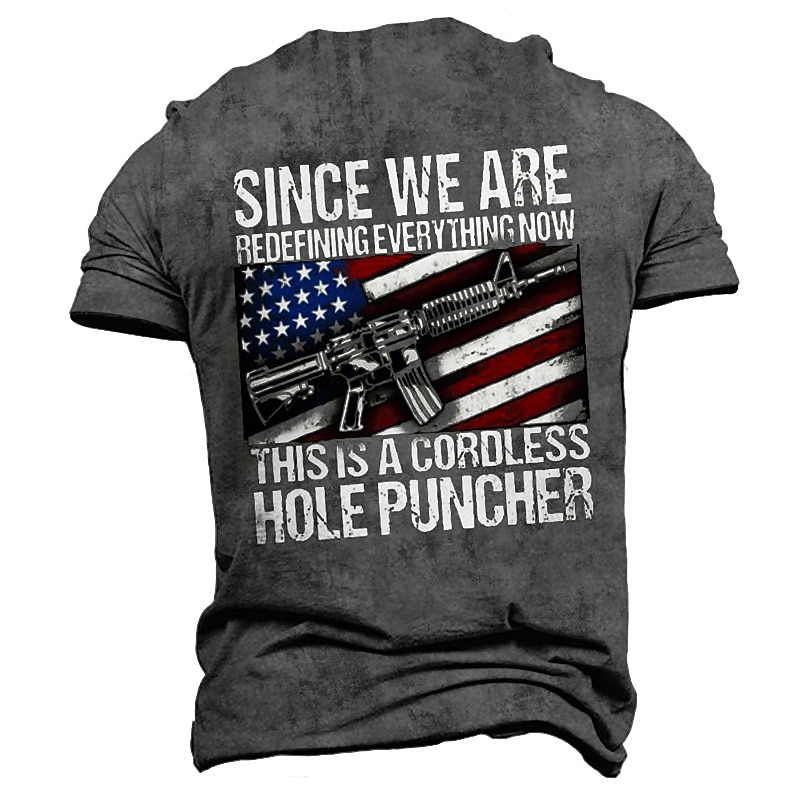 Men's Plus Size T shirt Tee Big and Tall Graphic Crew Neck Print Short Sleeve Summer Vintage Fashion Designer Big and Tall Outdoor Casual Tops