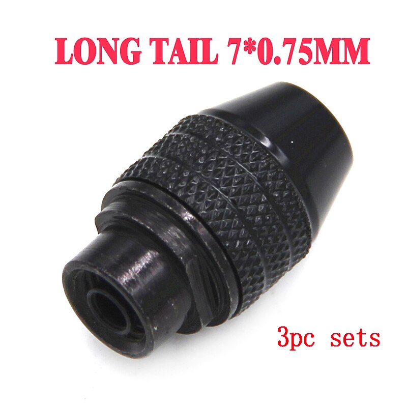 3pcs Mini Multifunctional Multi M7/M8 Keyless Drill Chuck For Rotary Tools M8X0.75 Quick Change Three-Jaw Drill Chuck4