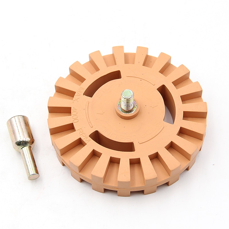 Car Tire Polishing Wheel Decal Eraser Pneumatic Rubber Removal Wheel Tool For Removing Pinstripes Stickers3
