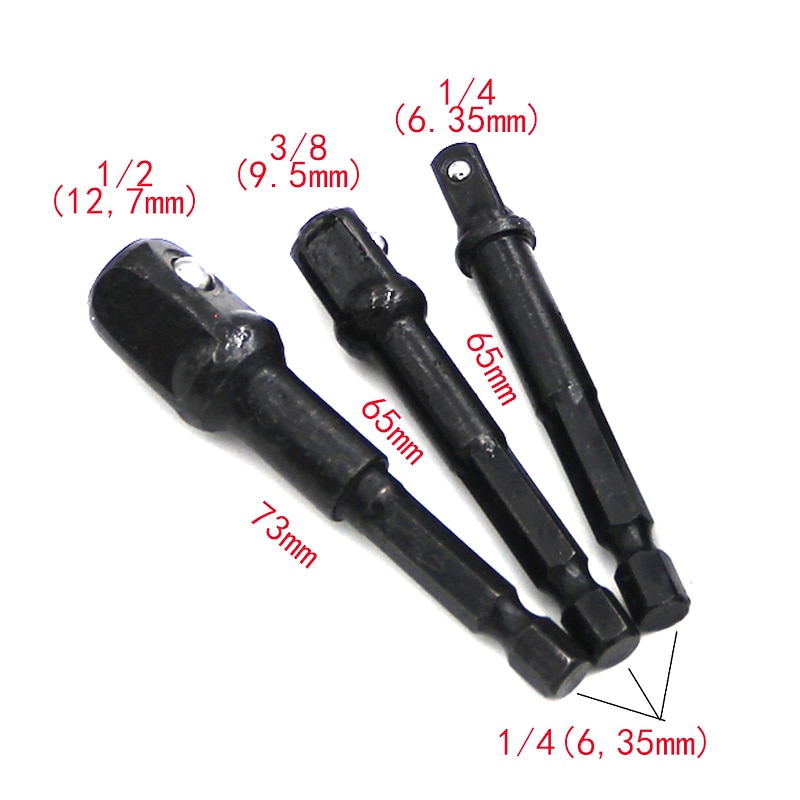 8-piece Change-over Connecting Rod Set Steel Ball Connecting Rod Sleeve Change-over Head 1/4 3/8 1/2 Change-over4