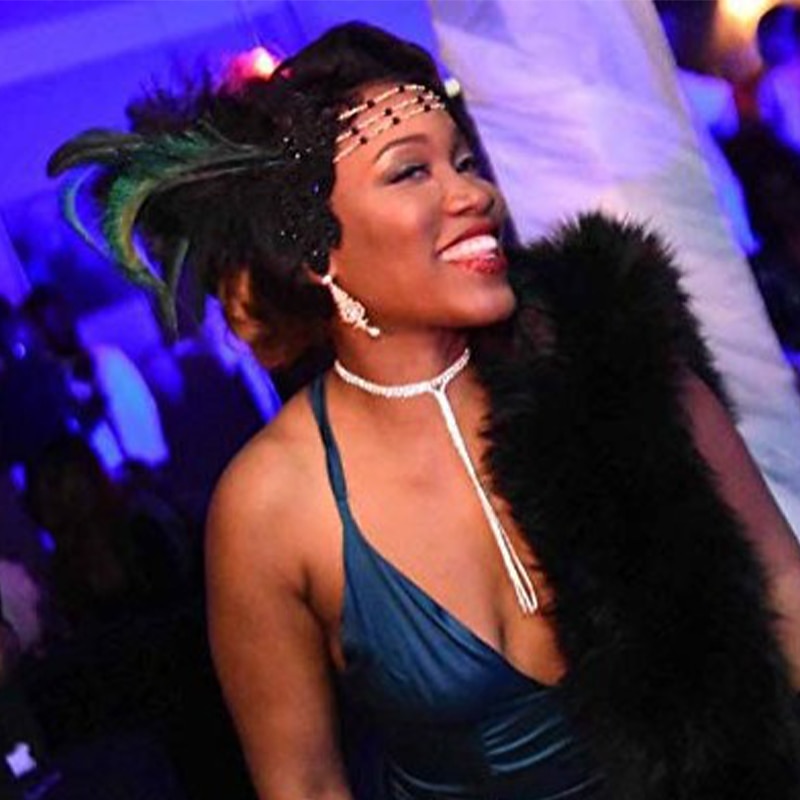 Retro Vintage 1920s Headpiece Masquerade Flapper Headband Normal The Great Gatsby Charleston Wedding Guest Fancy Dress Women's Halloween Carnival Masquerade Party / Evening Cocktail Party Prom4