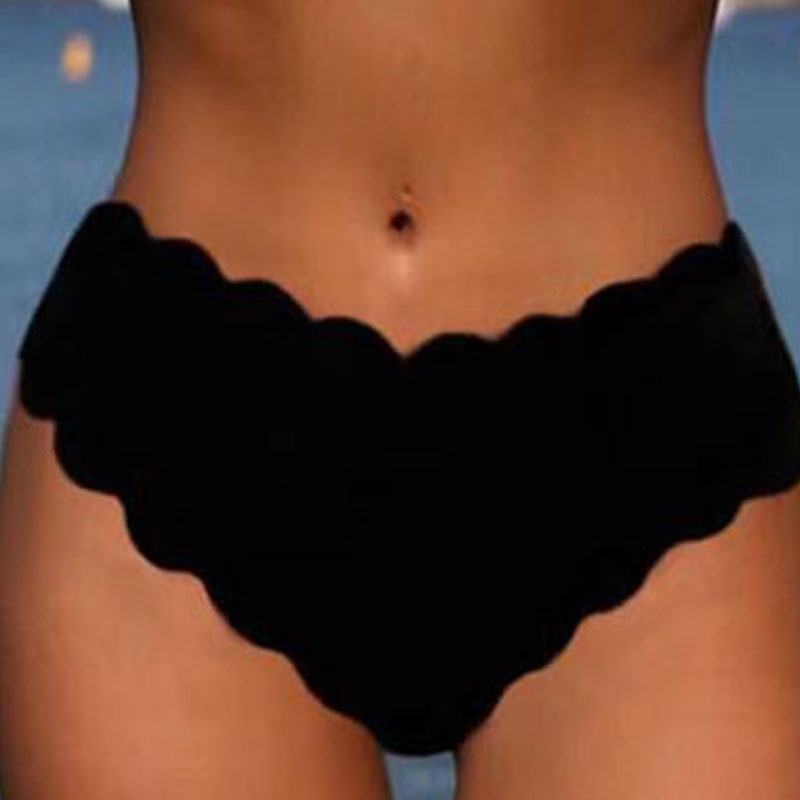 Women's Plus Size Swimwear Bikini 2 Piece Cheeky Swimsuit Backless Halter Vacation Sexy Pure Color V Wire Sleeveless Bathing Suits3