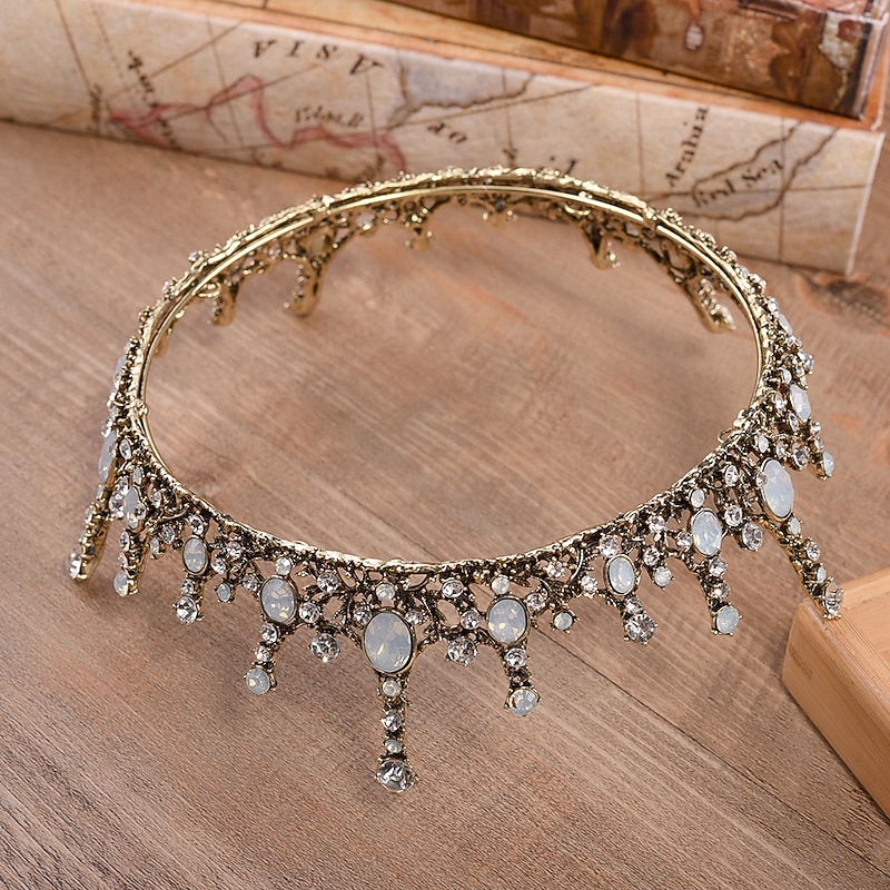 King's and Queen's Royal Crowns - King Queen Festival Costume Prom Accessories Party Celebration, Bailey2