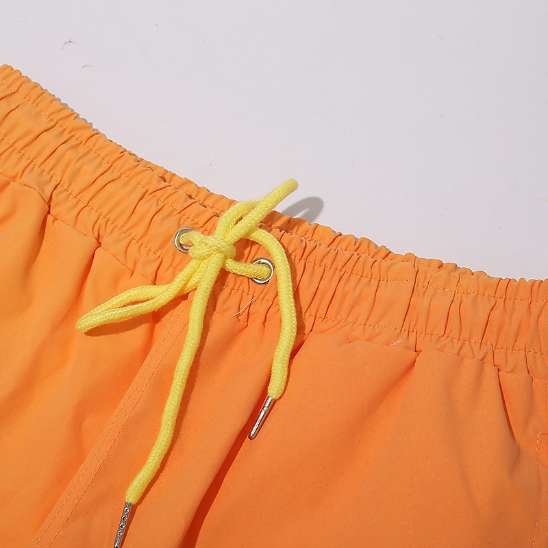 Men's Swim Trunks Swim Shorts Quick Dry Water Reactive Board Shorts Bathing Suit with Pockets Mesh Lining Drawstring Swimming Surfing Beach Water Sports Solid Colored Summer4