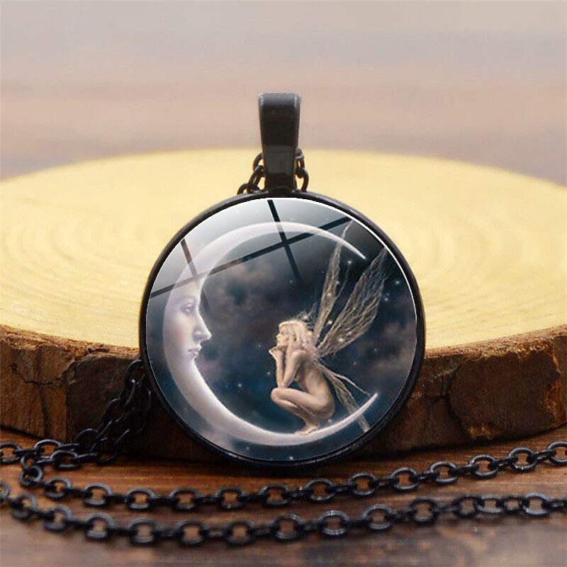 Women's necklace Fashion Street Moon Necklaces3