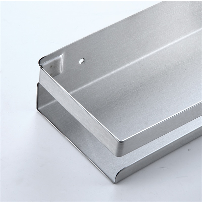 Shower Caddy Bathroom Kitchen Storage Rack Wall Hanging 304 Stainless Steel Storage Rack Bathroom Kitchen Supplies Multifunctional Storage Rack3