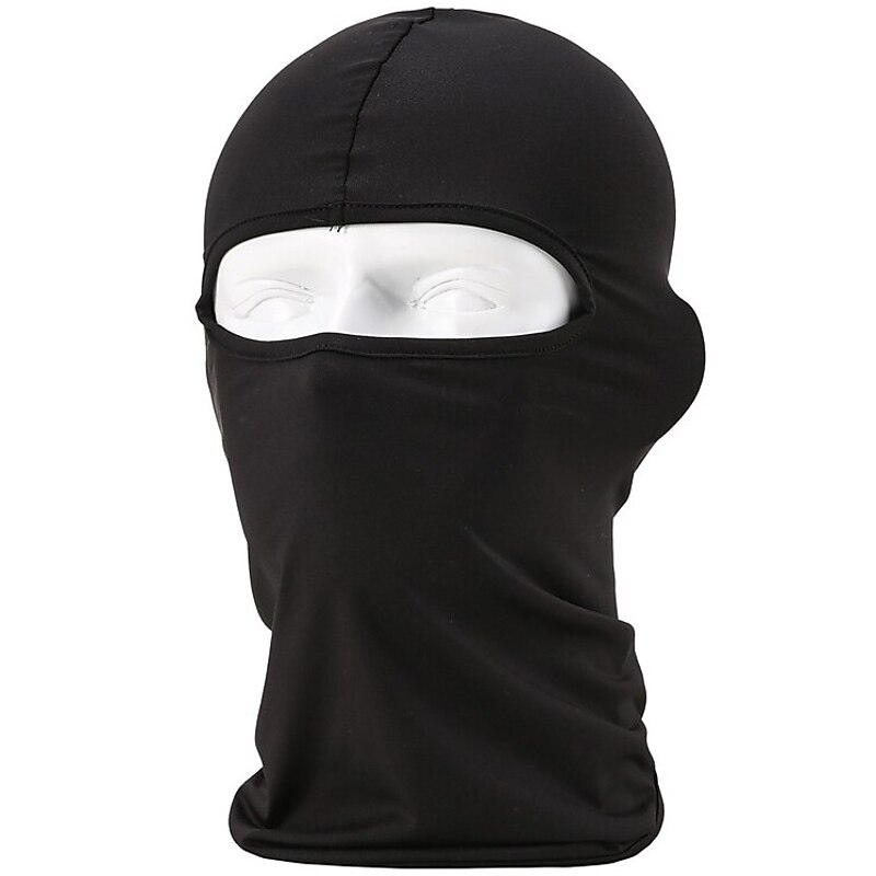 Headwear Balaclava Neck Gaiter Neck Tube Solid Colored Sunscreen Windproof Quick Dry Lightweight Materials Bike / Cycling Black Lycra Fall Winter for Men's Women's Adults' Cycling / Bike Motobike2