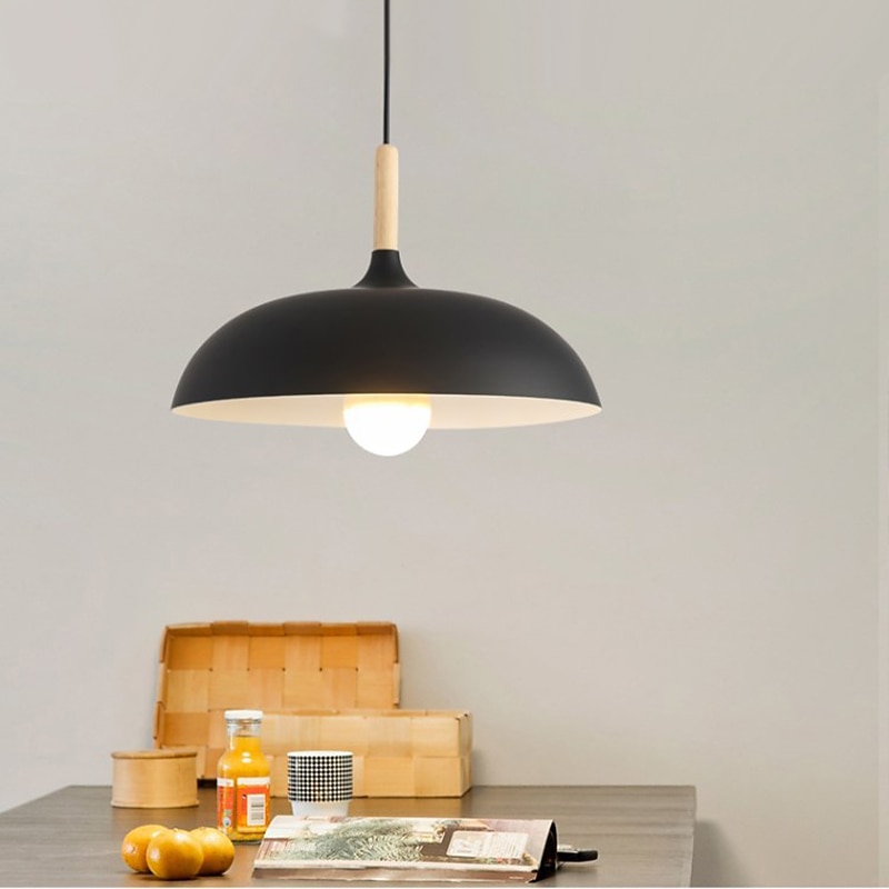 35/40 cm Island Design Pendant Light Metal Wood Painted Finishes Island Nordic Style 85-265V