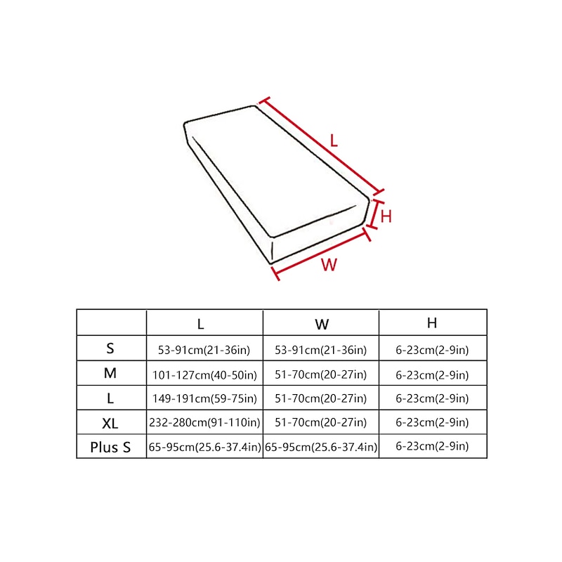 Stretch Sofa seat Cushion Cover Slipcover Elastic Couch Armchair Loveseat 4 or 3 Seater Water Repellent Grey Black Plain Solid Soft Durable Washable3