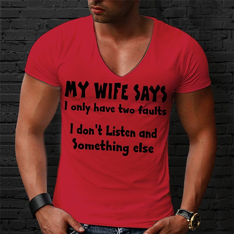 Men's Unisex Letter Graphic Prints T Shirt Short Sleeve T shirt Hot Stamping V Neck Shirt Sports Designer Casual Outdoor Street Daily White Red Navy Blue Summer Clothing Apparel S M L XL XXL 3XL3