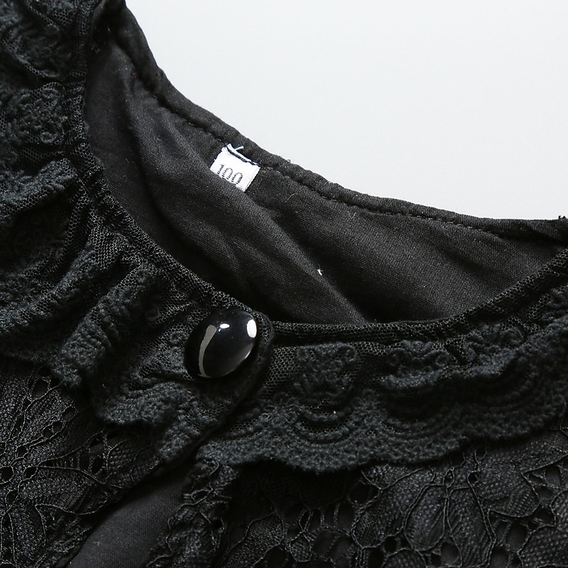 Girls' 3D Floral Cardigan Long Sleeve Spring Fall Vacation Fashion Acrylic Kids 2-12 Years Performance Daily Regular Fit3