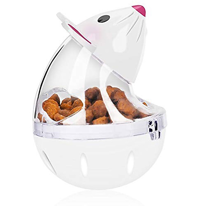 Ball Interactive Toy Mice & Animal Toy Squeak Toy Catnip Toy with Pet Friendly Durable Automatic Pet Exercise Releasing Pressure for Rodents Dog Cat Kitten Indoor Outdoor Pet Play4