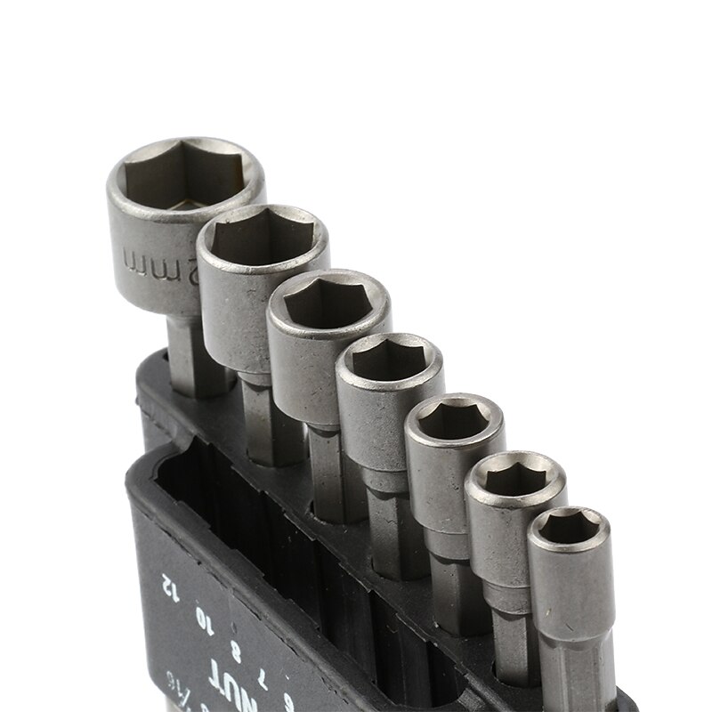 9Pc/14Pc Socket Wrench Hexagonal Handle Self-Tapping Anchor Bolt Sleeve Non-Magnetic Combination Set Electric Wind Batch Pullover2
