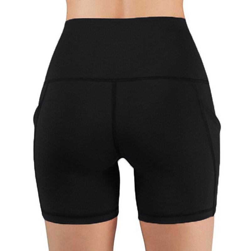 Women's Running Shorts Gym Shorts Side Pockets with Phone Pocket Bottoms Athletic Athleisure Tummy Control Butt Lift Breathable Quick Dry Soft Fitness Gym Workout Marathon Sportswear Activewear Solid4