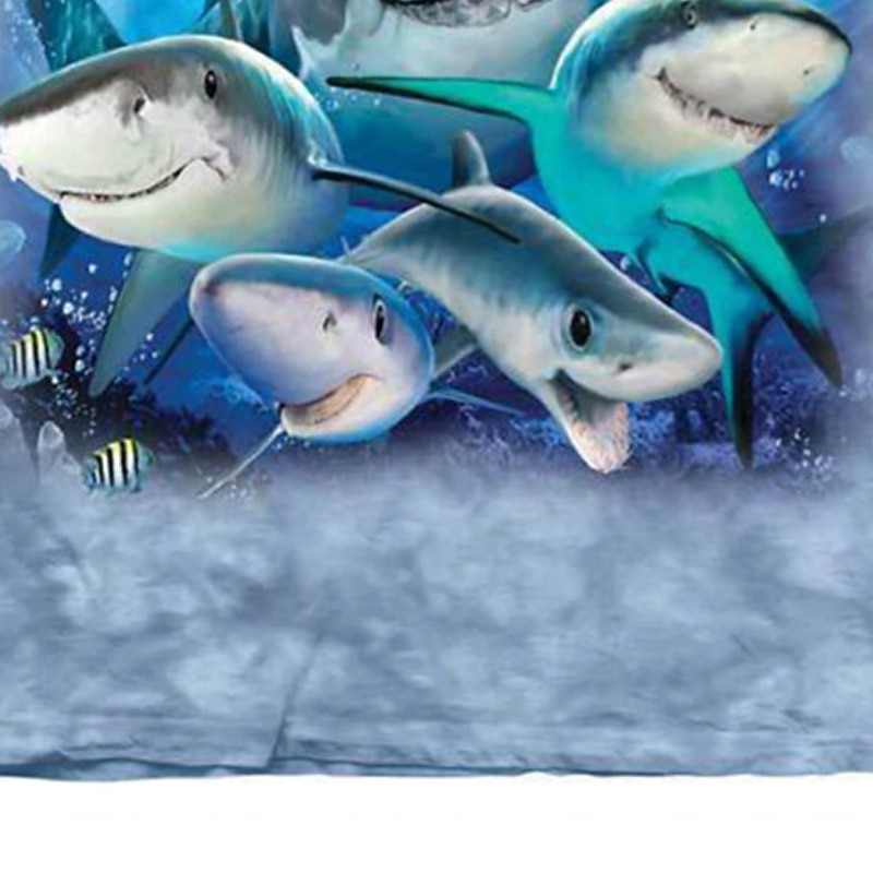 Boys 3D Animal Shark T shirt Short Sleeve 3D Print Summer Spring Active Sports Fashion Polyester Kids 3-12 Years Outdoor Daily Regular Fit2