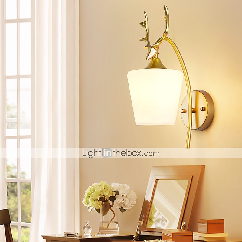 Lightinthebox Matte Creative Country Nordic Style LED Wall Lights Bedroom Kids Room Metal Wall Light 110-120V 220-240V 12 W4