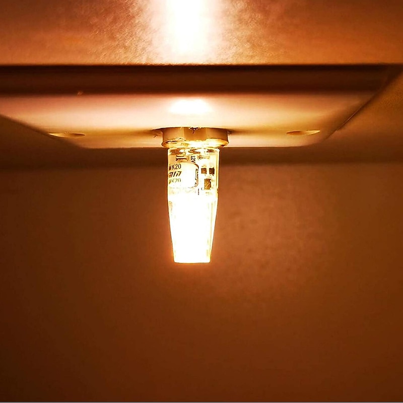 10pcs G4 LED Bulb 3W Can Replace JC Halogen 30W Bulb Warm White Natural Light White Light Dimming AC / DC12-24V  Flicker Free AC / DC12 and AC220V Applicable to Ice Hockey Lamp Lighting Under Cabine4