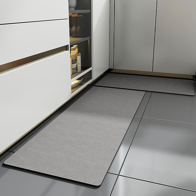 Kitchen Floor Mat Anti-Skid And Oil-Proof Wipe-Free Household Water-Absorbing Oil-Absorbing Floor Mat Waterproof And Oil-Proof Carpet Anti-Dirty Mat4