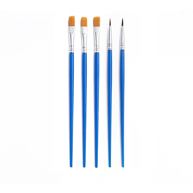 cross-border acrylic paint 18-piece set 12 ml 12-color spikes flat peak brush palette diy painting tools4