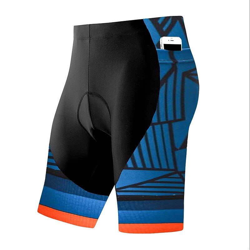 Men's Geometric Cycling Road Shorts Cycling Shorts Bike Shorts Bike Padded Shorts / Chamois Bottoms Mountain Bike MTB Road Bike Cycling Sports 3D Pad Cycling Quick Dry Moisture Wicking Yellow Red4