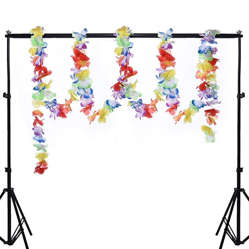Hawaiian Colorful Flower Strips Pull Flower Decoration Flower 2-6 Meters Long Festival Festival Party Supplies3