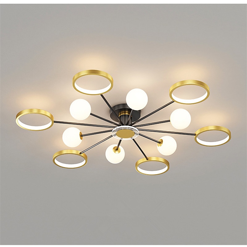 110 cm Ceiling Light LED Metal Artistic Style Modern Luxury Fashion Chandelier Modern Atmosphere Household Living Room Bedroom Lamps4