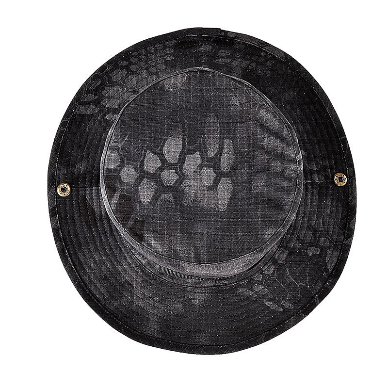 Men's Women's Camouflage Army Tactical Cap Military Boonie Hat Sun Hat Fishing Hat Bucket Cap Wide Brim Outdoor UV Protection Breathable Quick Dry Sweat wicking Hat for Hunting Fishing Climbing Summer4