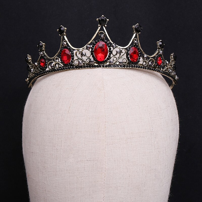 Jeweled Baroque Queen Crown - Rhinestone Platinum Jubilee  Crowns and Tiaras for Women, Costume Party Hair Accessories3
