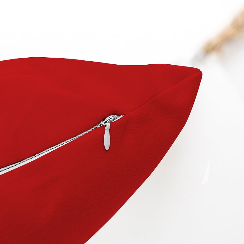 Decorative Toss Pillows Cover 1pc Soft Plush Pillow Cover Solid Colored Candy color Multicolor Simple Square Zipper Traditional Classic Outdoor Cushion for Sofa Couch Bed Chair Pink Blue Purple Yellow2