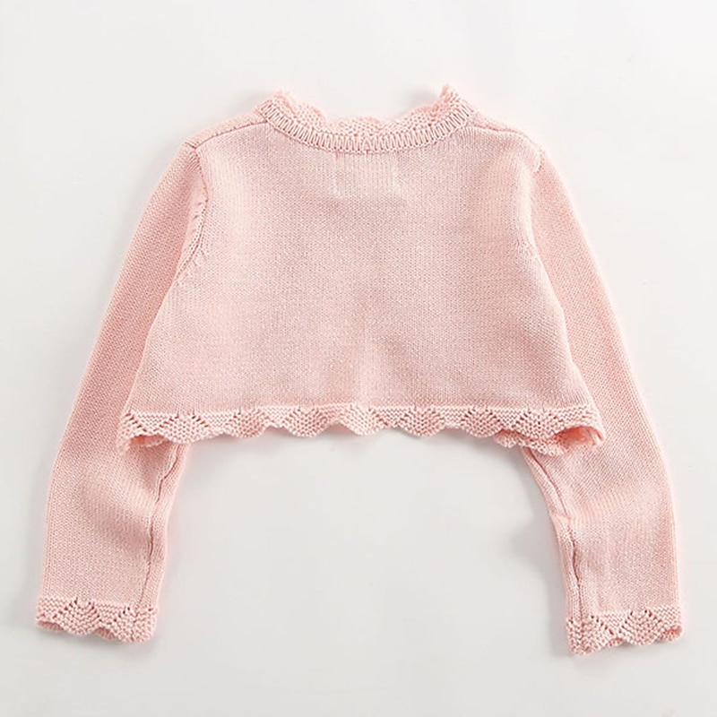 Girls' 3D Plain Coat Long Sleeve Summer Spring Cute Kids 3-10 Years Party Daily Slim2
