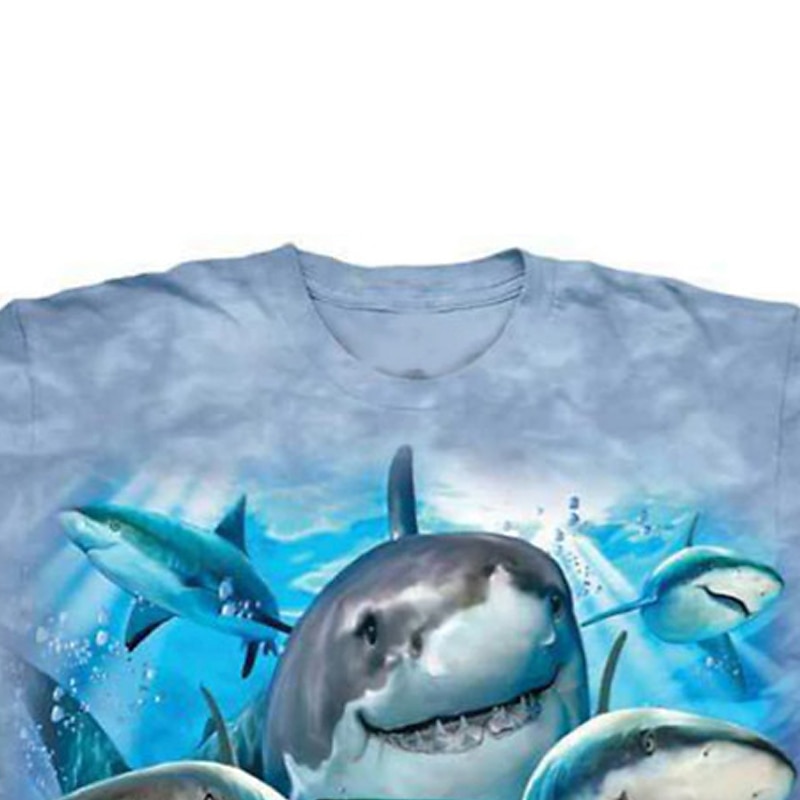 Boys 3D Animal Shark T shirt Short Sleeve 3D Print Summer Spring Active Sports Fashion Polyester Kids 3-12 Years Outdoor Daily Regular Fit4