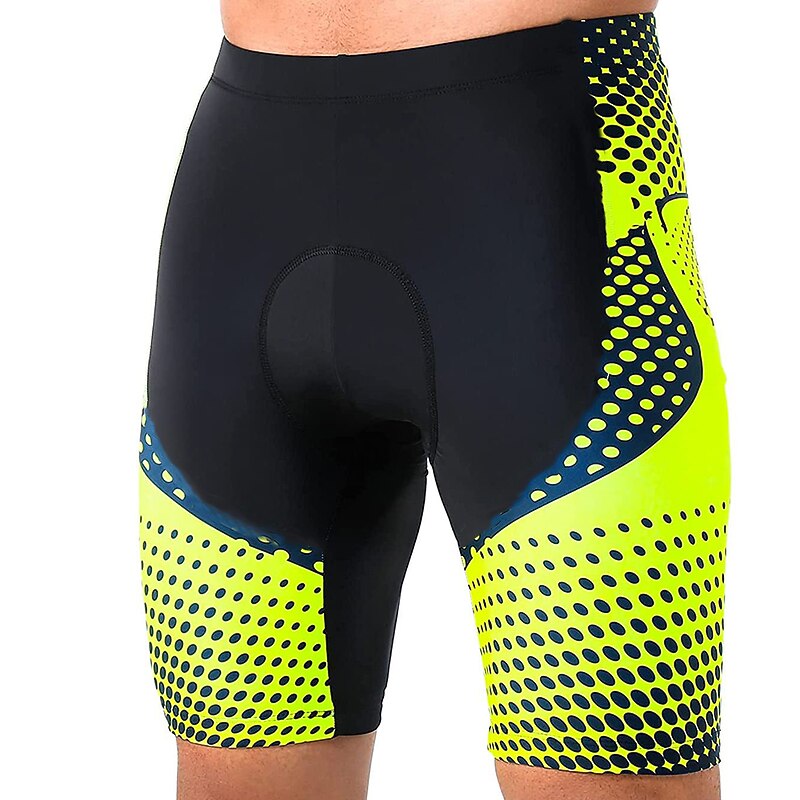 Men's Polka Dot Cycling Shorts Bike Shorts Bike Padded Shorts / Chamois Bottoms Mountain Bike MTB Road Bike Cycling Sports 3D Pad Cycling Quick Dry Moisture Wicking Yellow Red Spandex Clothing Apparel4