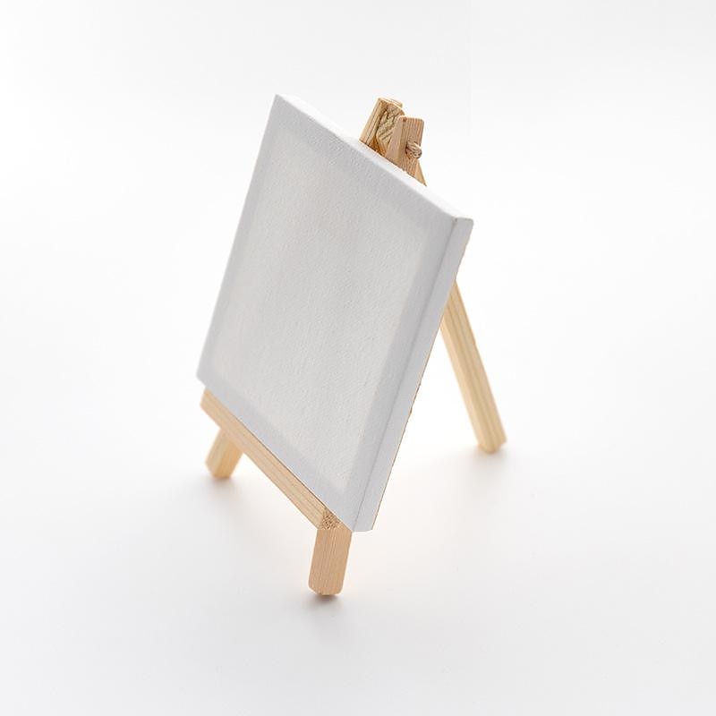mini easel drawing board set 23 sets of children's beginners acrylic oil paint desktop wooden tripod3