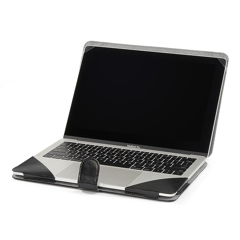 MacBook Case Compatible with Macbook Air Pro 13.3 inch Hard PU Leather Solid Color4